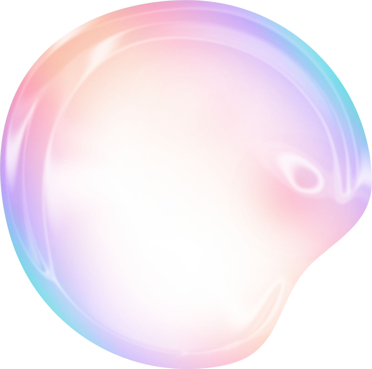 3D Liquid Transparent Blob